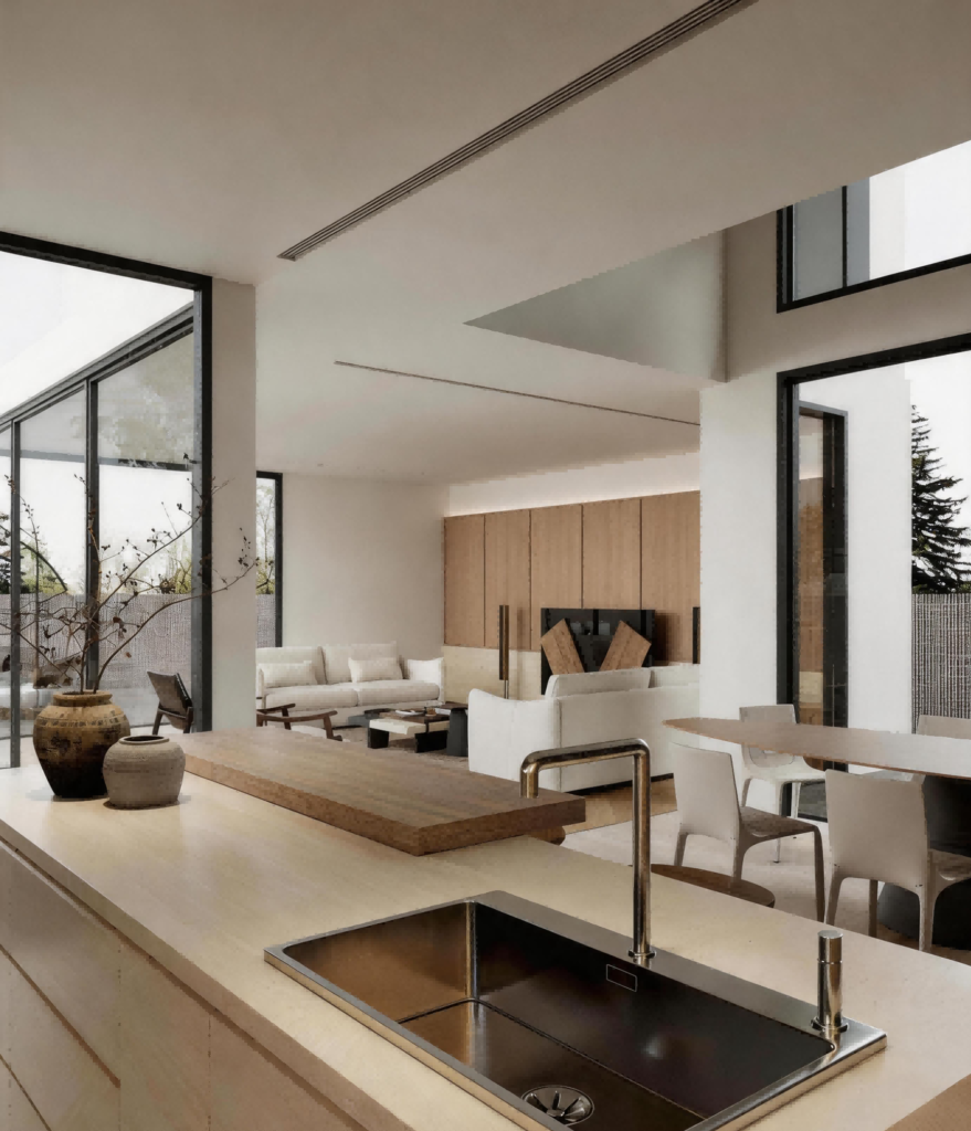 “The Pacific Sanctuary” – An Organic Modern Residence