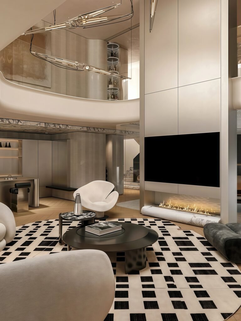 “Milan Lines” – Artistic Split-Level Loft (Milan Modernist Loft)