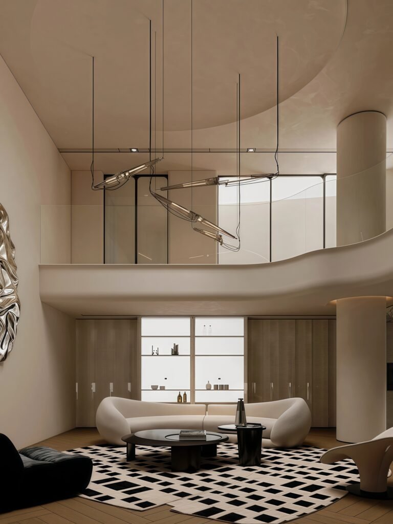 “Milan Lines” – Artistic Split-Level Loft (Milan Modernist Loft)