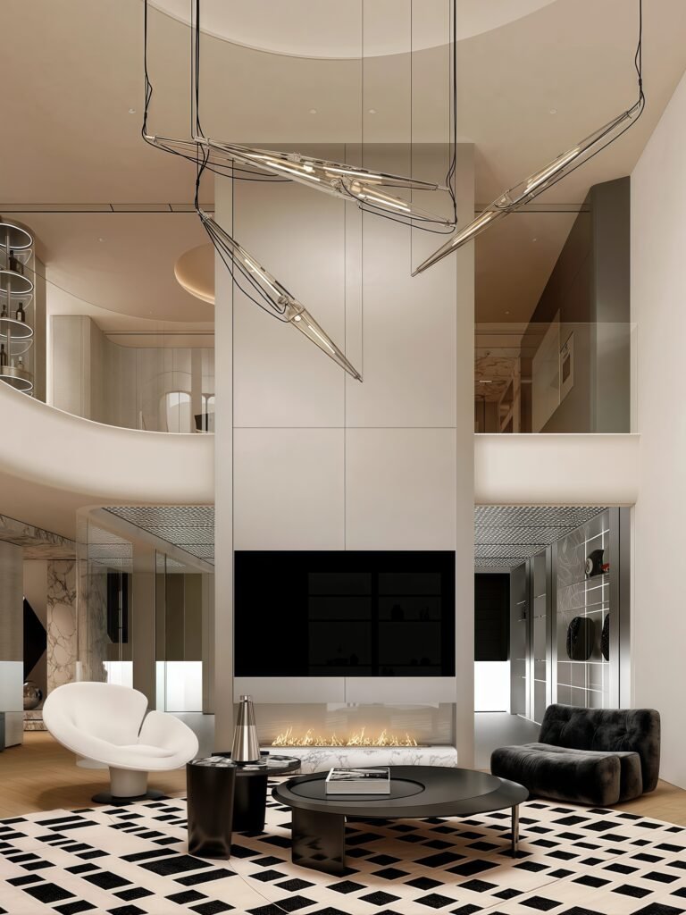 “Milan Lines” – Artistic Split-Level Loft (Milan Modernist Loft)