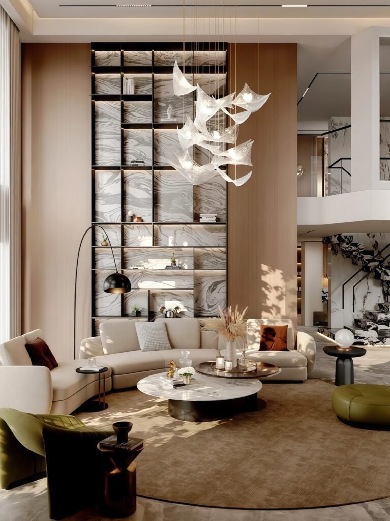 “Realm of Feathered Light” – European-Style Art Villa with Double-Height Ceilings (Avis Luxe Villa)