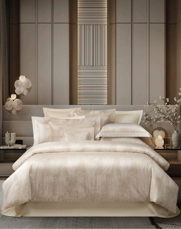 Lishi Luxury Optical Art Jacquard Bedding Set