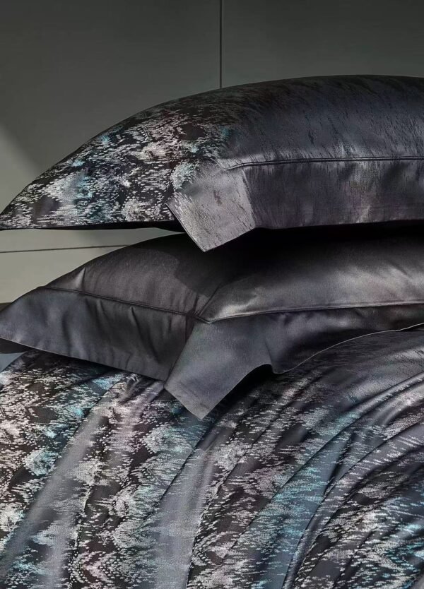 Lishi Luxury Italian 28 Momme Silk Jacquard Bedding Set