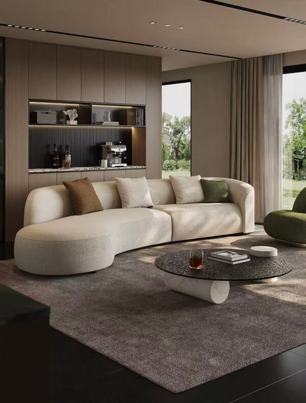 Lishi Modern Curved Modular Sofa