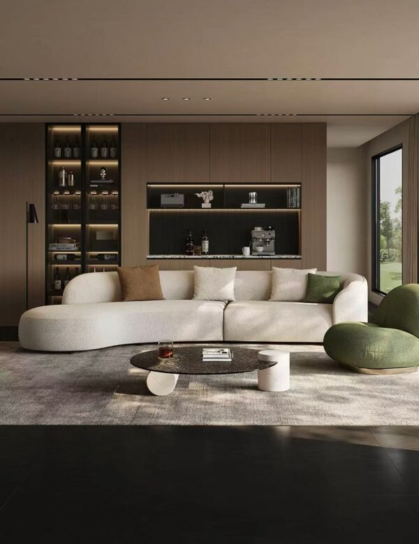 Lishi Modern Curved Modular Sofa