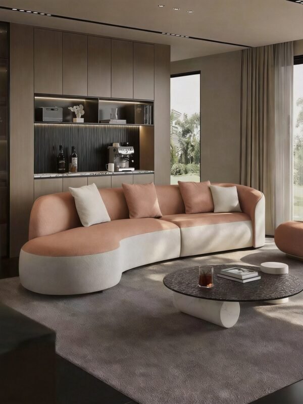 Lishi Modern Curved Modular Sofa