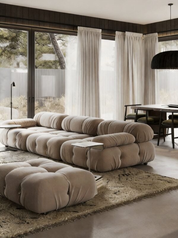 Lishi Modern Upholstered Lounge Sofa