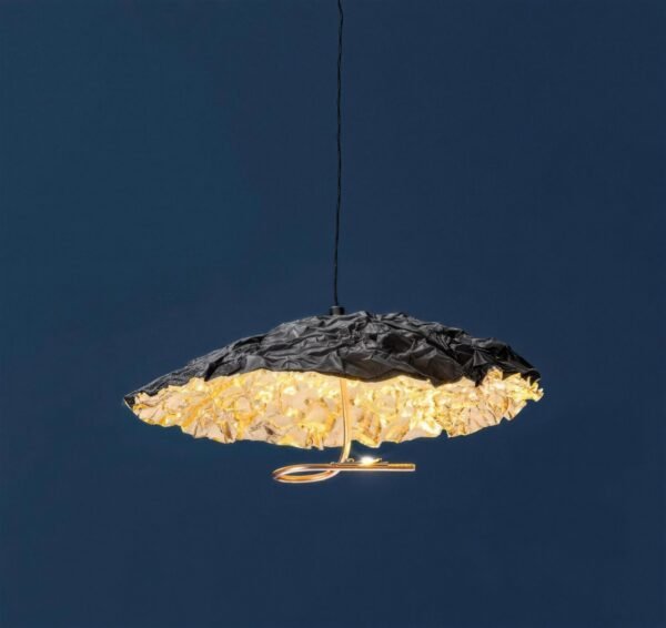 Lishi Gold Moon pendant light
