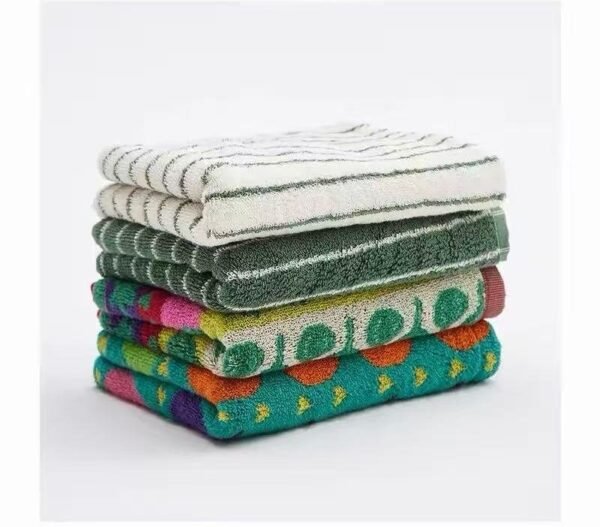 Lishi Green Cotton Towel Collection