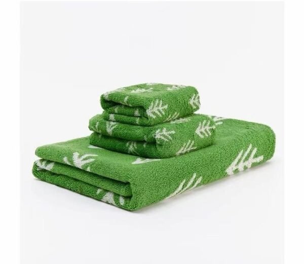 Lishi Green Cotton Towel Collection