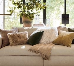 Pottery Barn Luxe Faux Fur Cushion