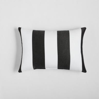 Crate & Barrel Sunbrella Cabana Stripe Outdoor Cushion