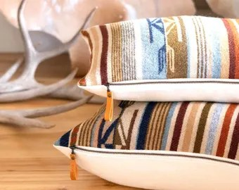 Pendleton Stripe Wool Cushion