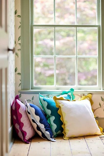 Maeve by Anthropologie Scallop Cushion