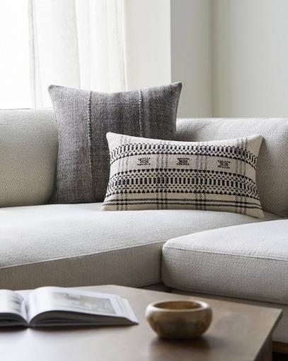 Surya Myrna Handwoven Lumbar Pillow