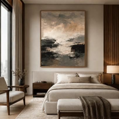 Rossetti Art Coastal Silence seascape wall art