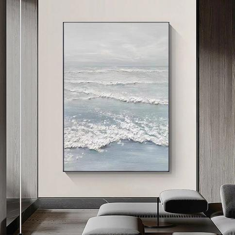 Art Vista Gallery CXA-009 white seascape wall art