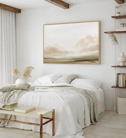 Dan Hobday The South abstract wall art (Olive et Oriel)