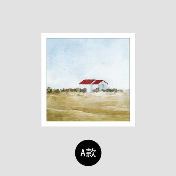 Countryside Cottage and Seascape Wall Art