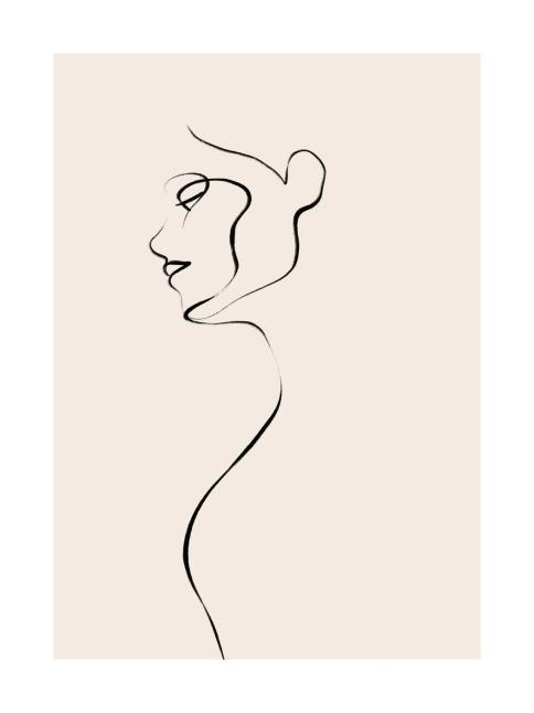 Desenio Female in Lines