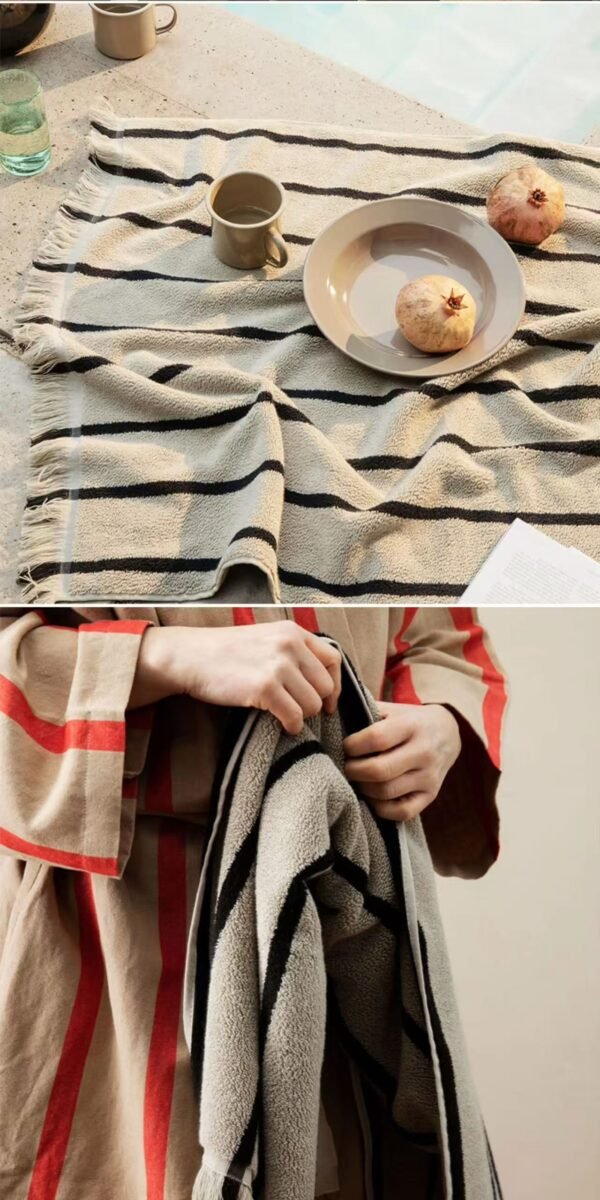 Lishi GOTS Tassel Cotton Towel