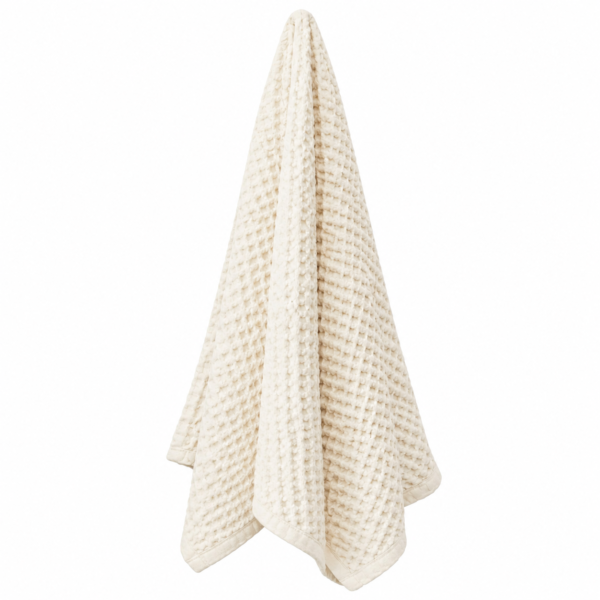 Lishi Waffle Cotton Towel and Bath Towel