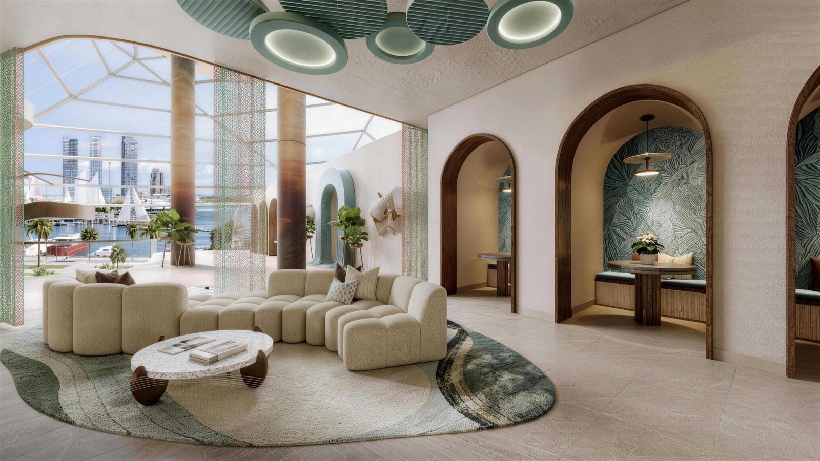 Completed luxury hotel interior project