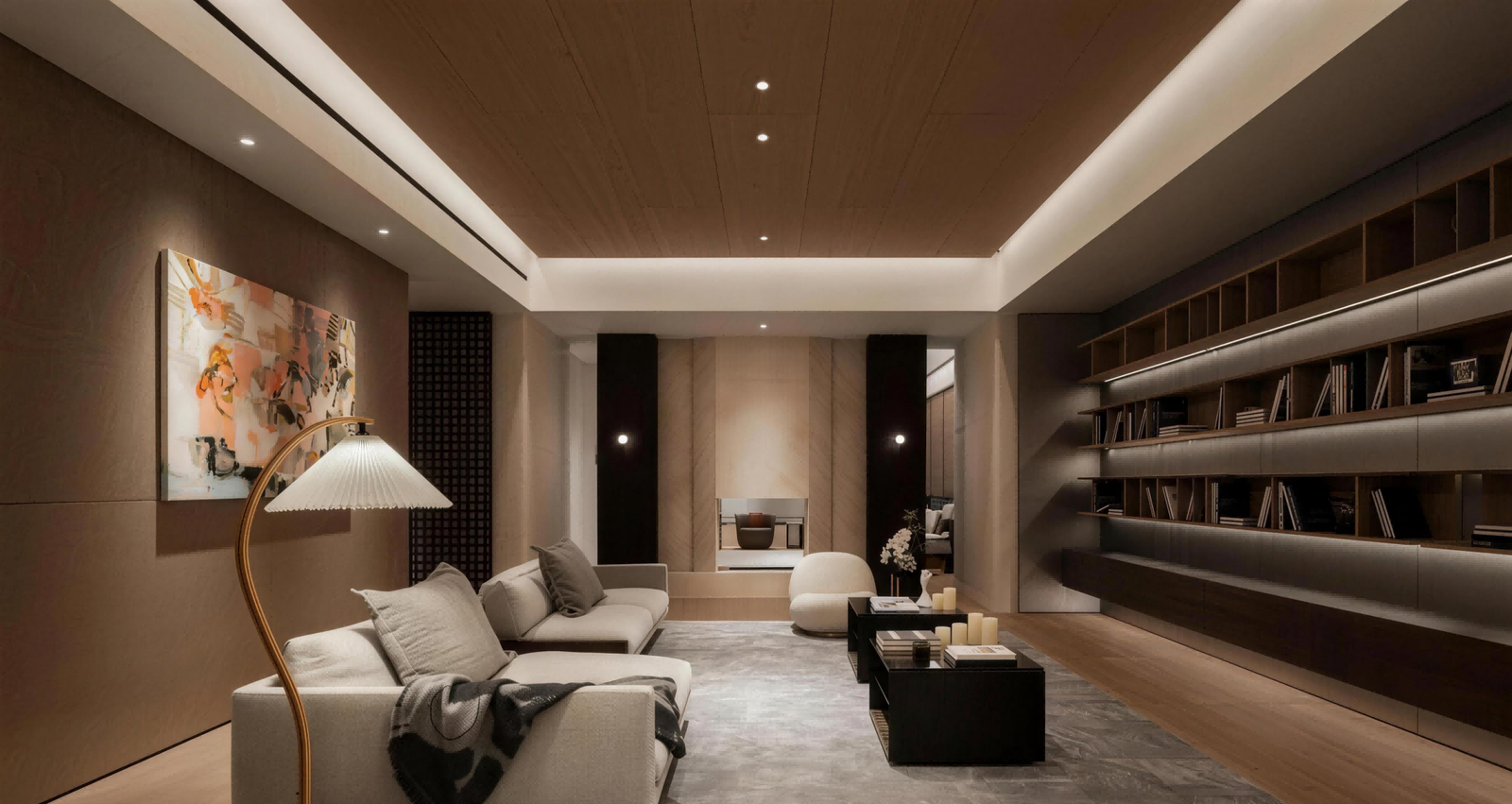 Custom villa living room furniture project