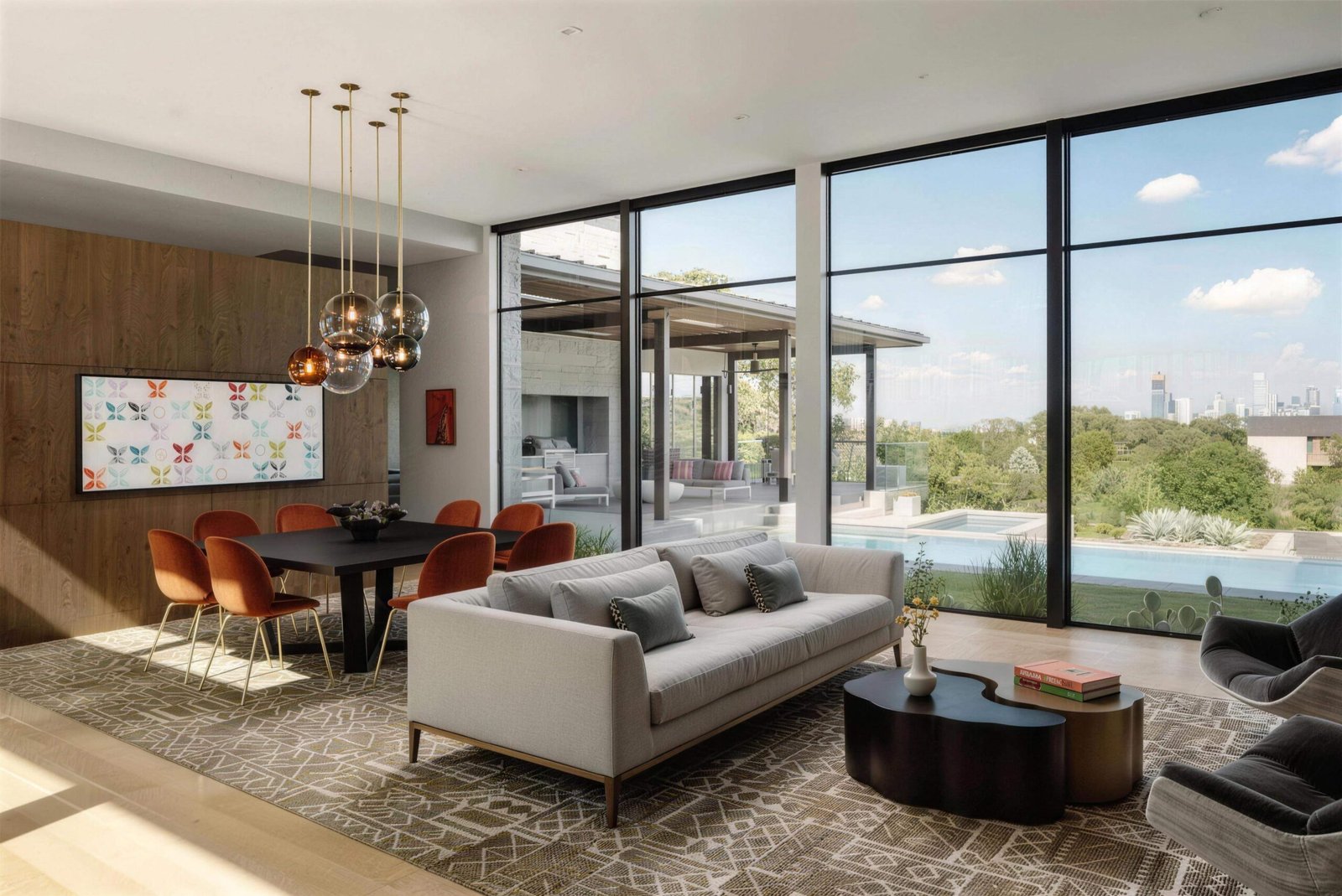 Modern commercial office interior project