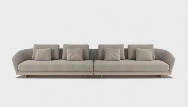 Lishi Italian Light Luxury Leather Sectional Sofa
